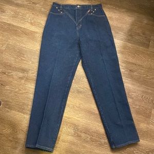 Vintage Ozark Mountain 32 Dark Wash Straight Leg Western Jeans *Rocky Mountain